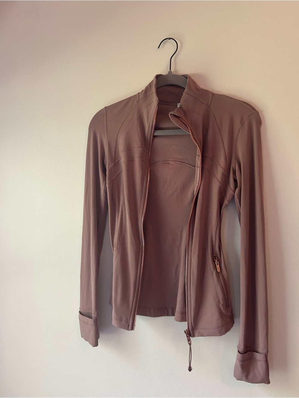 Lululemon Women's Nulu Define Jacket Twilight Rose/Rose Gold Size 2